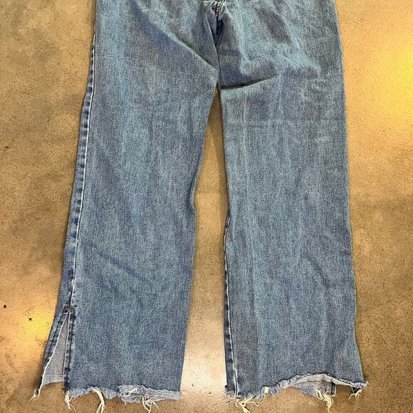 Redial Premium denim high rise button wide leg flare jeans womens size 2 - Picture 7 of 7